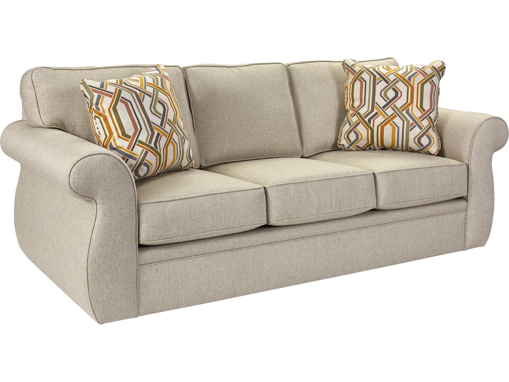 Broyhill Furniture Veronica Traditional Sofa With Oversize Rolled Arms